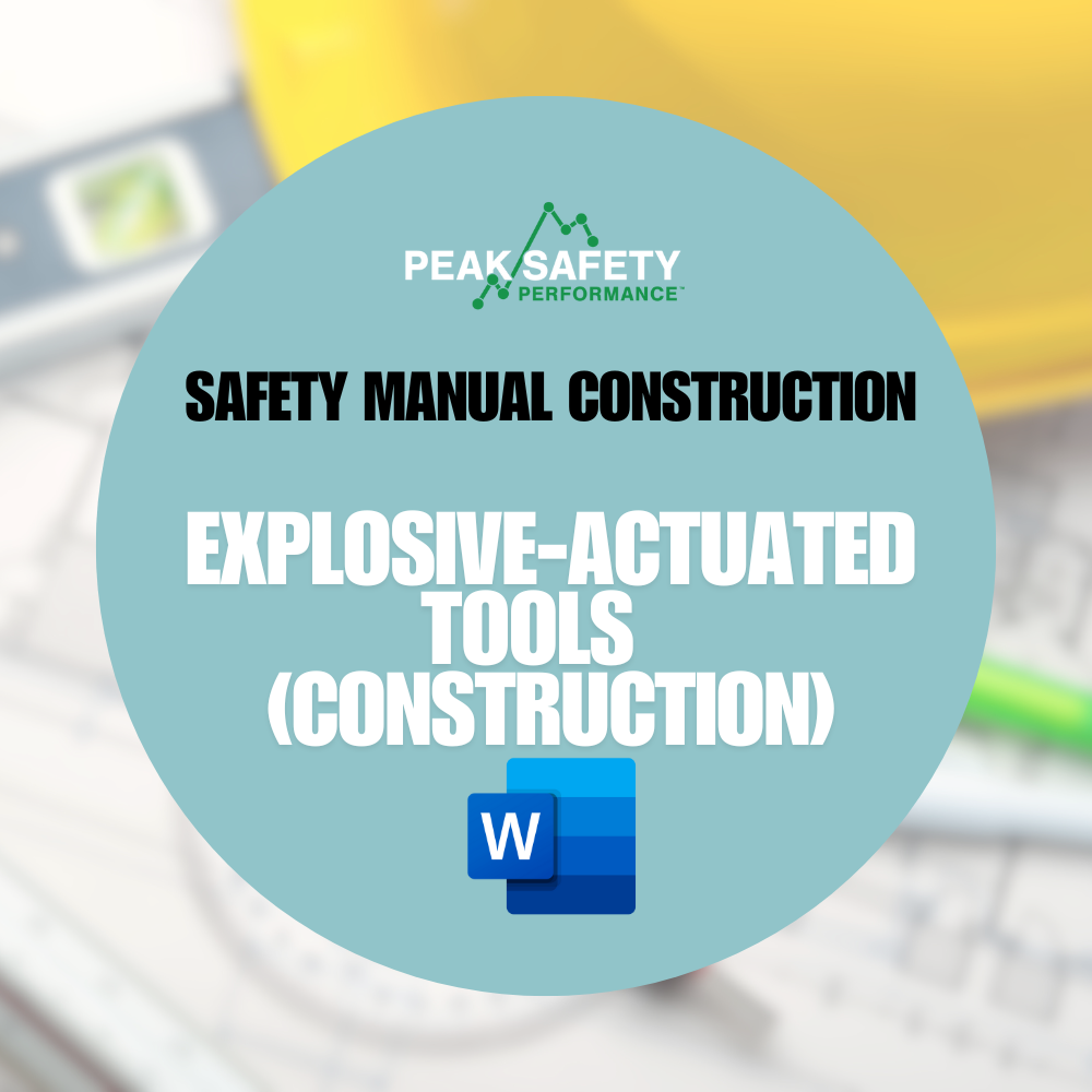 Explosive-Actuated Tools (Construction)