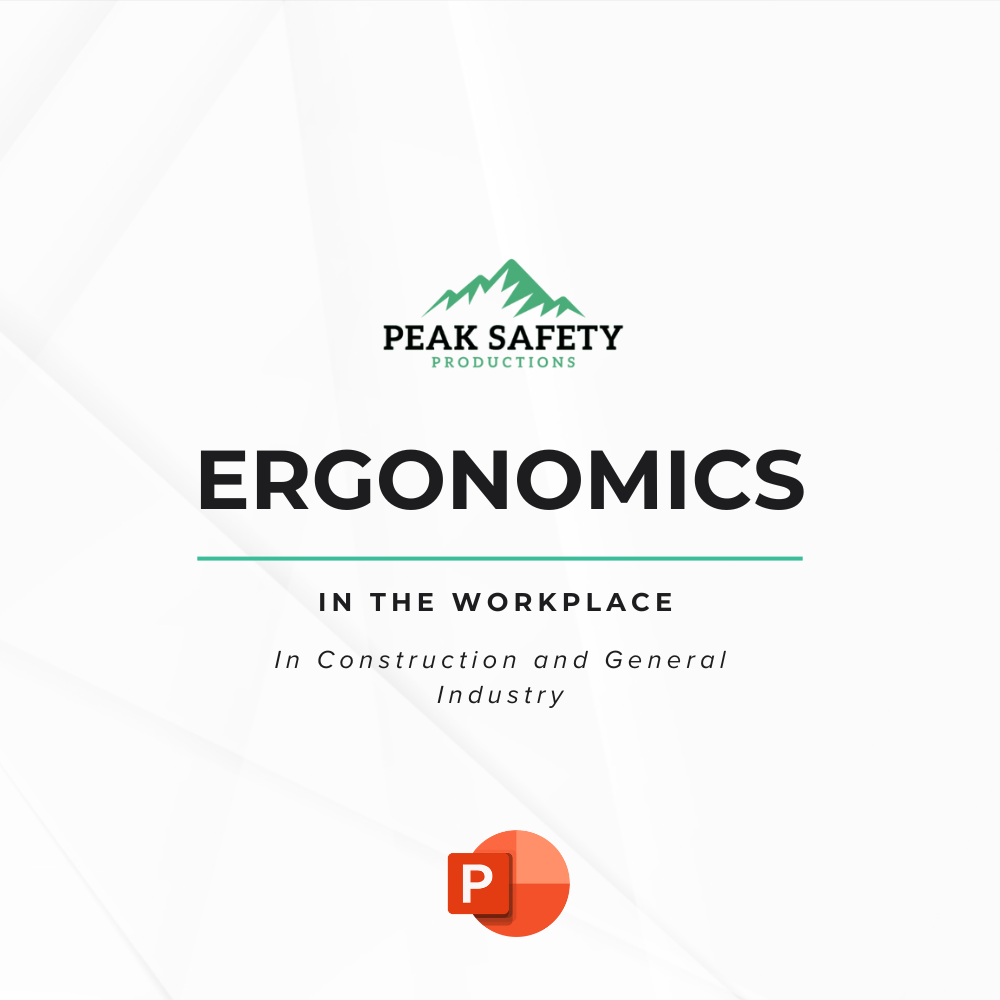 Ergonomics in the Workplace Presentation
