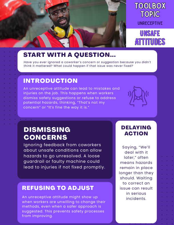 Unreceptive Toolbox Topic