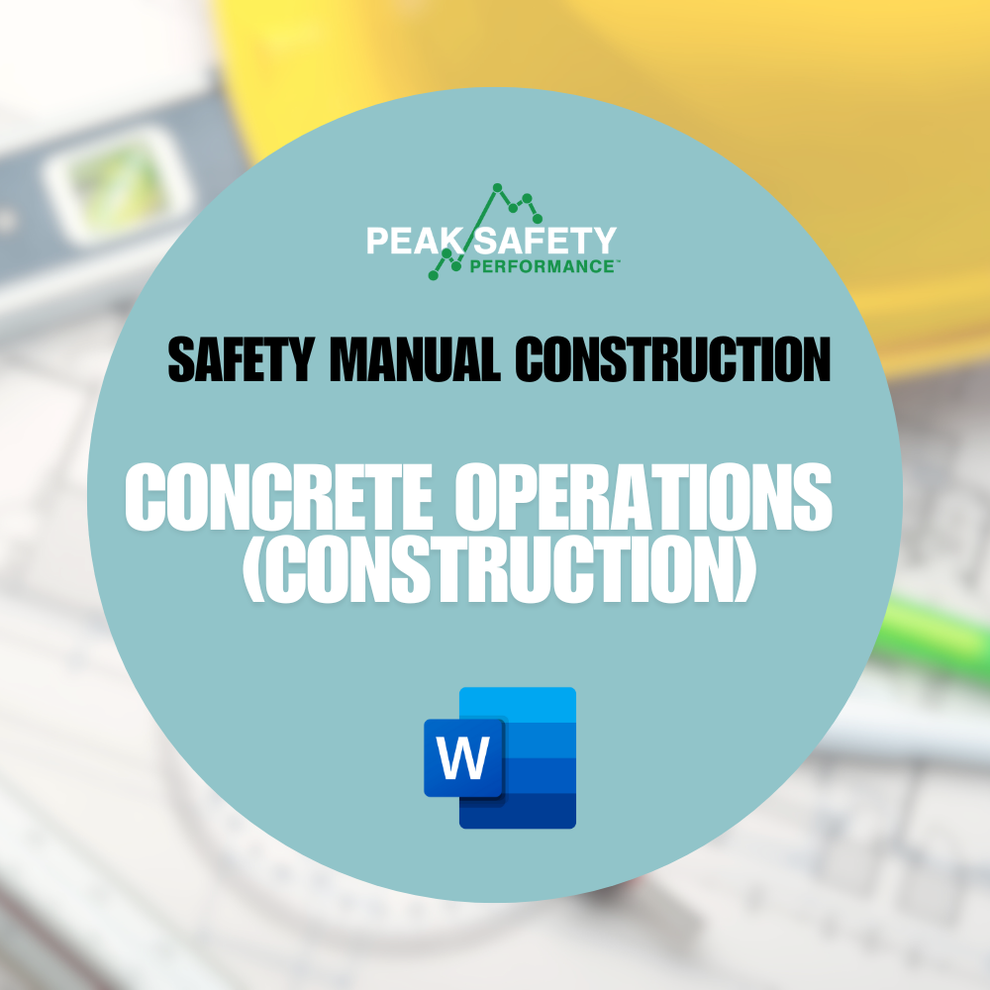 Concrete Operations (Construction) – Peak Safety Productions