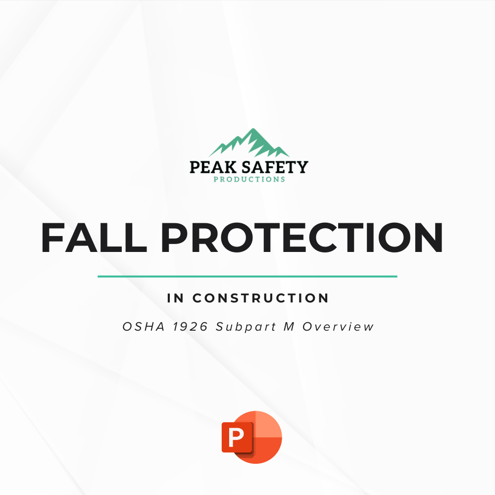 Fall Protection in Construction Presentation