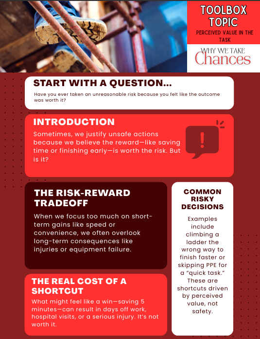 Perceived Value in the Task Toolbox Topic