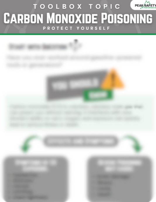 Toolbox Topic: Carbon Monoxide